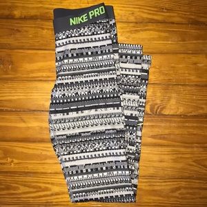 Nike Pro Hyperwarm Dri-fit Running Leggings